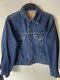 Vintage Levi's Denim Jacket Lot 557 XX Mens 44 Blue Trucker Big E Made in USA