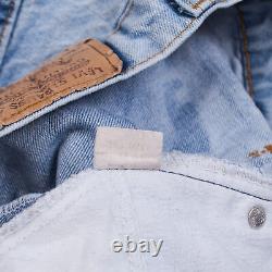 Vintage Levis 20505 Jeans 31 x 30 Talon Zipper USA Made 70s Acid Wash Straight
