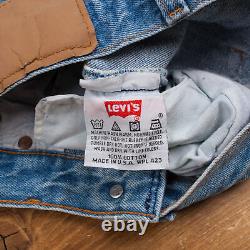 Vintage Levis 501 Jeans 25 x 31 USA Made 90s Stonewash Straight Blue Red Tab