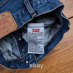 Vintage Levis 501 Jeans 26 x 34 USA Made 90s Stonewash Straight Blue Red Tab