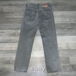 Vintage Levis 501 Jeans 30 Waist 30 Leg Grey 1990s Vintage Levis 501s