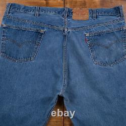 Vintage Levis 501 Jeans 42 x 29 USA Made 90s Stonewash Straight Blue Red Tab