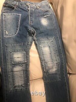 Vintage Levis 501 Limited Edition Patch Denim Jeans