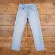 Vintage Levis 501 Student Jeans 26 x 28 USA Made 90s Light Wash Straight Blue