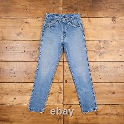 Vintage Levis 501 Student Jeans 29 x 30 USA Made 80s Stonewash Straight Blue