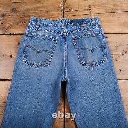Vintage Levis 501 Student Jeans 29 x 30 USA Made 80s Stonewash Straight Blue