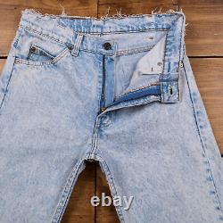 Vintage Levis 505 Jeans 30 x 30 USA Made 90s Acid Wash Straight Blue Denim