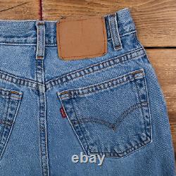 Vintage Levis 512 Jeans 25 x 27 Stonewash Tapered Blue Womens Red Tab Denim