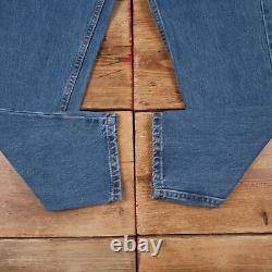 Vintage Levis 550 Jeans 25 x 29 USA Made Stonewash Tapered Blue Womens Red Tab