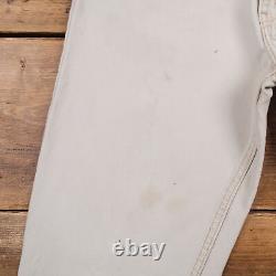Vintage Levis 550 Jeans 29 x 31 USA Made 90s Light Wash Tapered Beige Womens