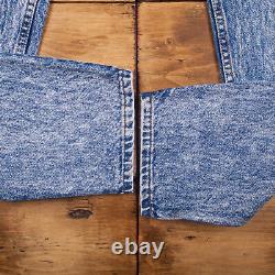 Vintage Levis 550 Jeans 29 x 32 USA Made 90s Acid Wash Tapered Blue Womens