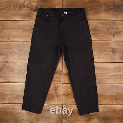 Vintage Levis 550 Jeans 40 x 30 USA Made 90s Dark Wash Tapered Black Red Tab