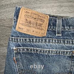 Vintage Levis 560 Jeans 36 Waist Leg 34 1990s Orange Tab Vintage Levis