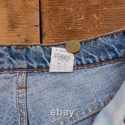 Vintage Levis 565 Jeans 28 x 32 USA Made 90s Stonewash Wide-Leg Blue Womens