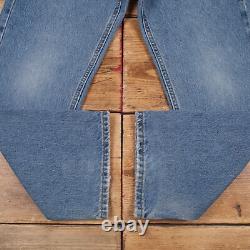 Vintage Levis 569 Jeans 25 x 28 Stonewash Straight Blue Womens Red Tab Denim