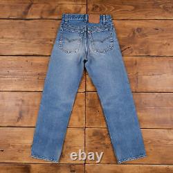 Vintage Levis 701 Jeans 24 x 27 USA Made 80s Stonewash Straight Blue Womens