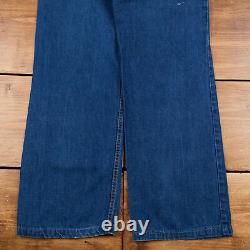 Vintage Levis Plowboy Jeans 26 x 28 70s Dark Wash Straight Blue Red Tab Denim