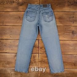 Vintage Levis Silver Tab Loose Jeans 29 x 32 90s Stonewash Straight Blue Denim