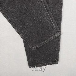 Women Vintage USA LEVIS 901 High Rise JEANS W27 L30 Black Denim 80s Trousers