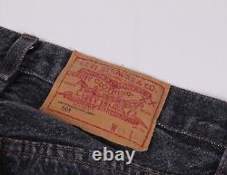 Women's Vintage 90's LEVI'S 501 Gray Straight High Waisted Jeans Size 28X32